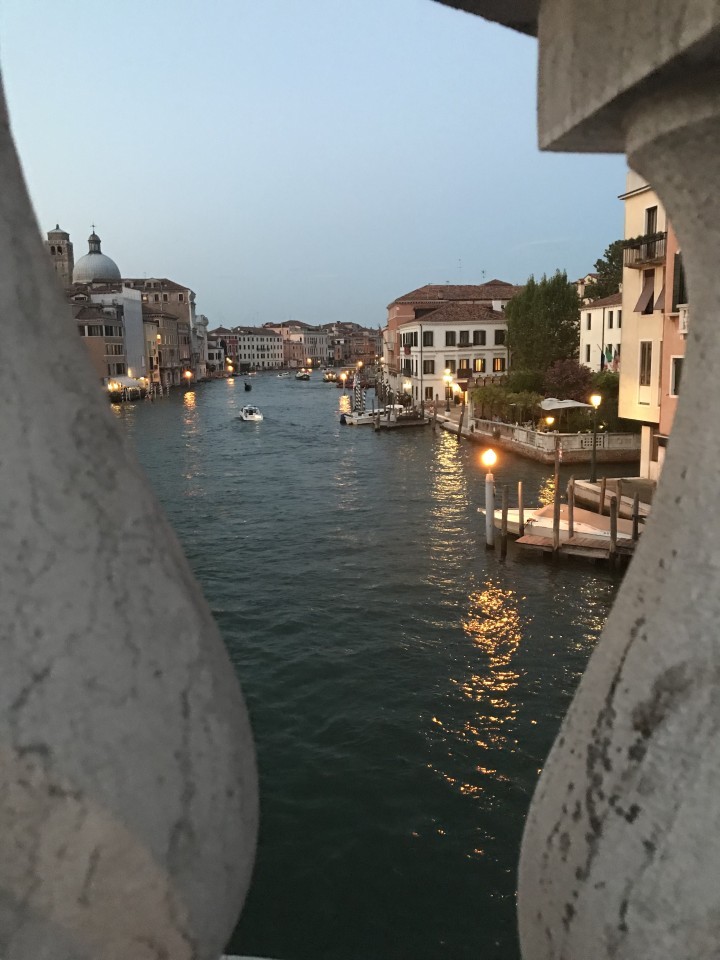 early evening Venice from the bridge