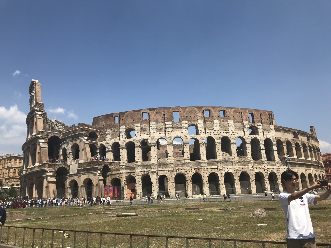 Historical monument in Roma Coloseum
